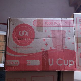 

Ukf5Pc6F4H (Kuliner.Kita) [ / Cargo ] Gelas Plastik 16 Oz Oval Universal Isi 1000 Pcs