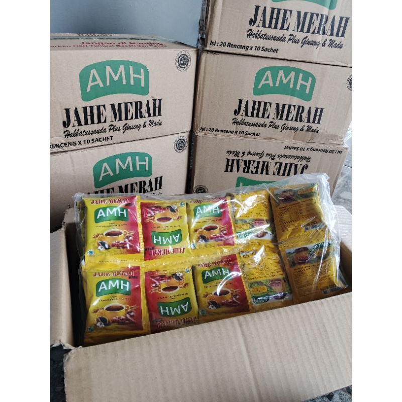 

AMH Jahe Merah 10Sachet 100% Original