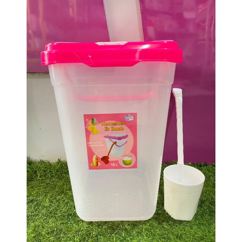 Toples es Buah + Gayung 15 Liter / Aquarium es Buah