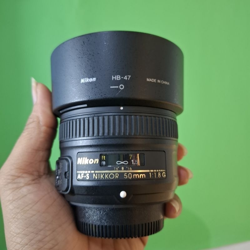 Nikon afs 50mm f1.8 G / Lensa fix Nikon 50mm bokeh