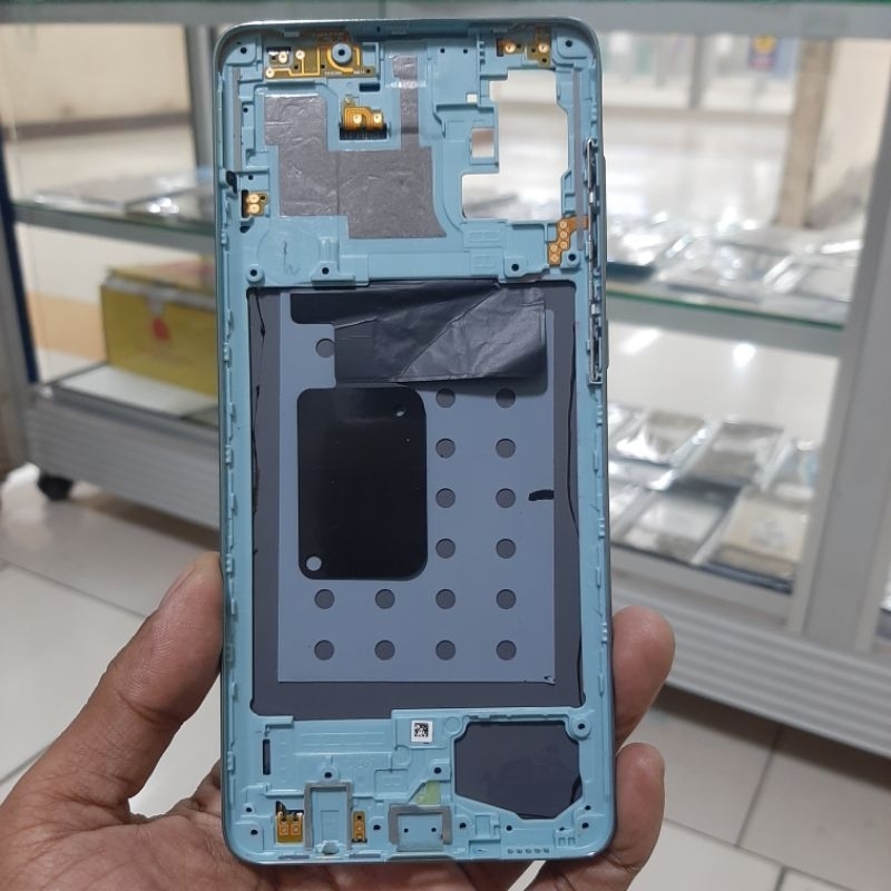 Bezel Casing Backdoor Set Samsung A71 Original