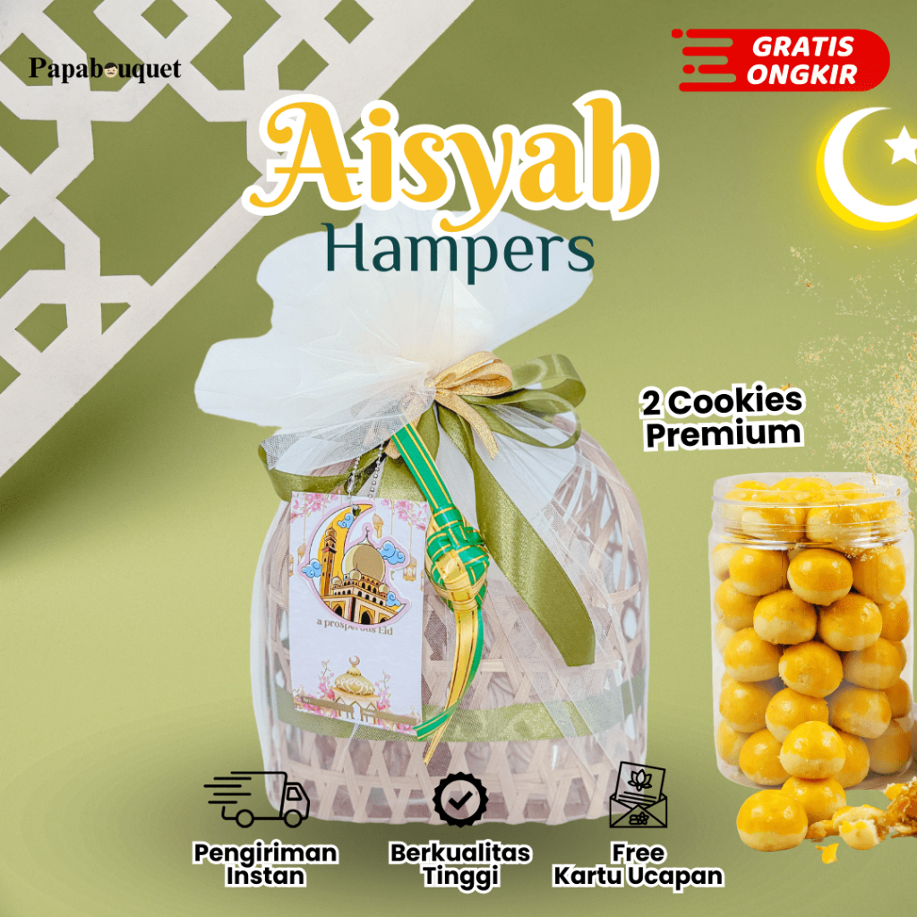 

Hamper Lebaran Premium AISYAH HAMPERS - Parcel kue kering Idul Fitri