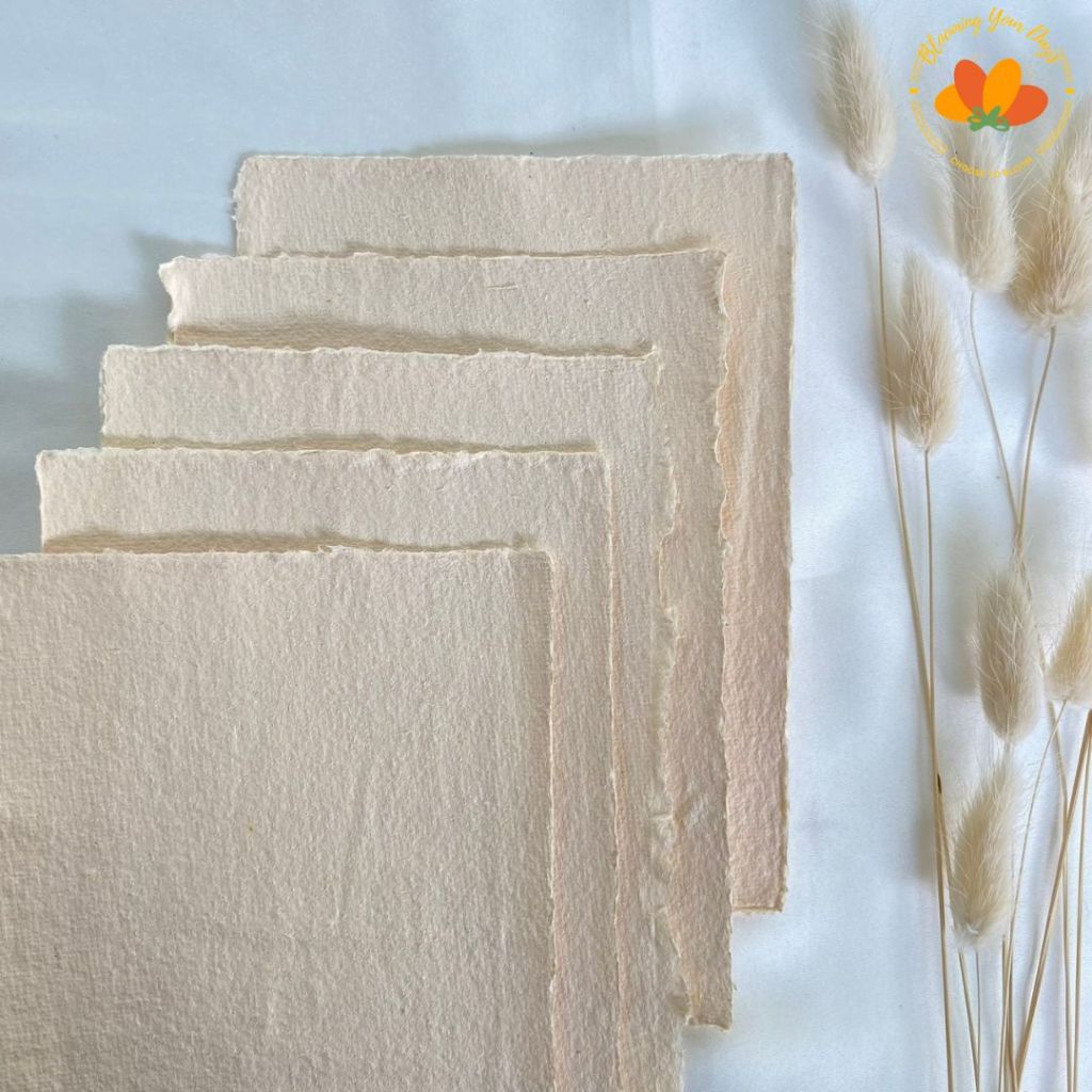 

A6 Kertas Daur Ulang Handmade paper kertas natural kertas art scrapbook kesenian A6 polos warna