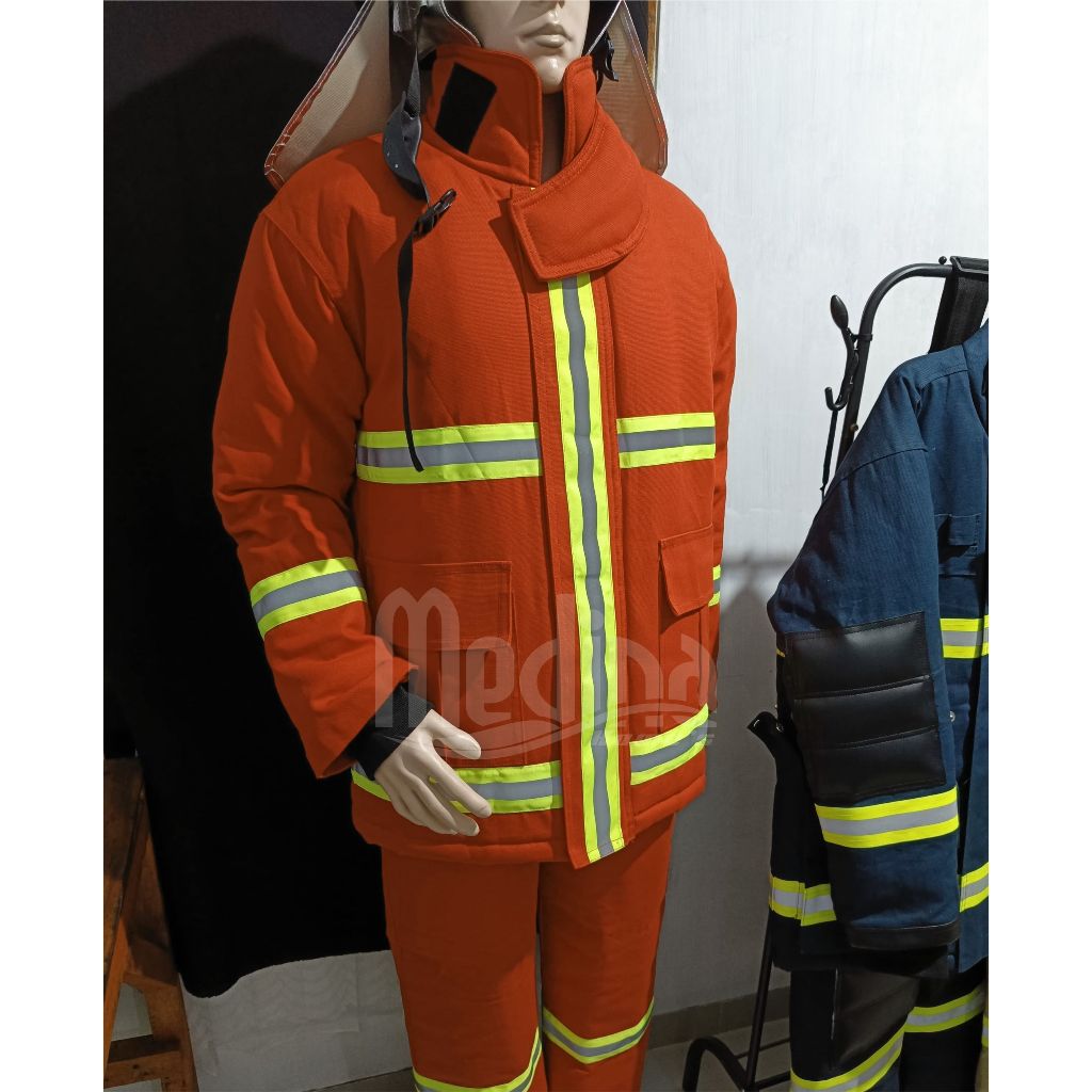 Jaket Pemadam Kebakaran / Fire Fighter / Jaket Safety / Fire Jacket / Jaket Anti Bara