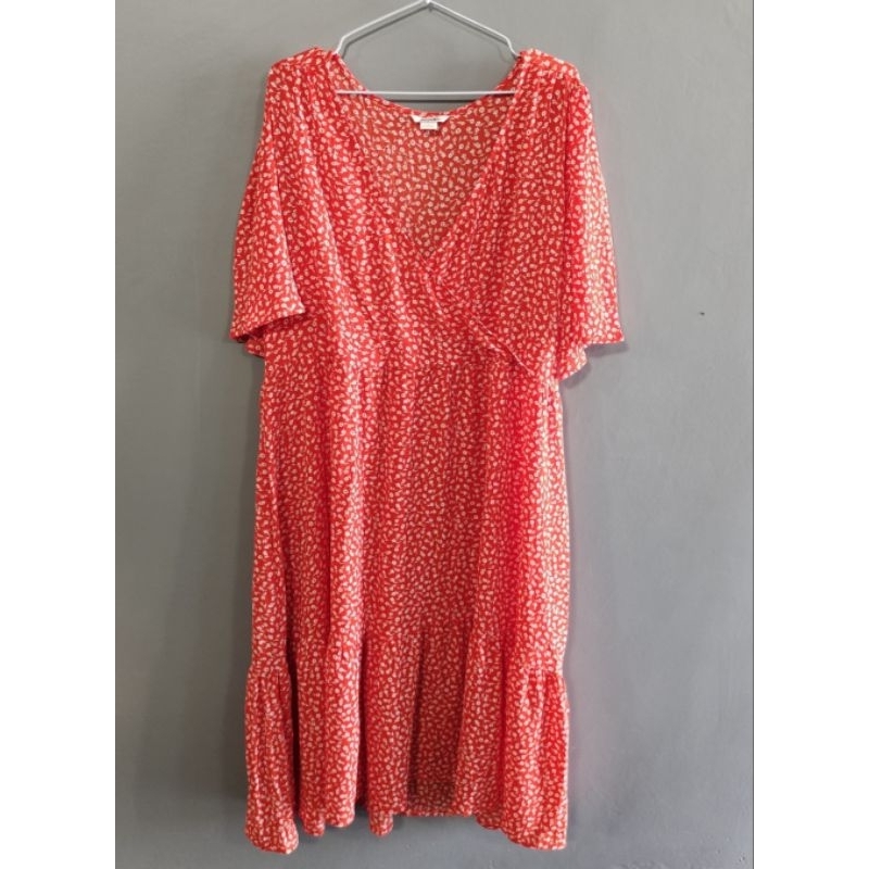 MONKI Vneck Maxi Dress