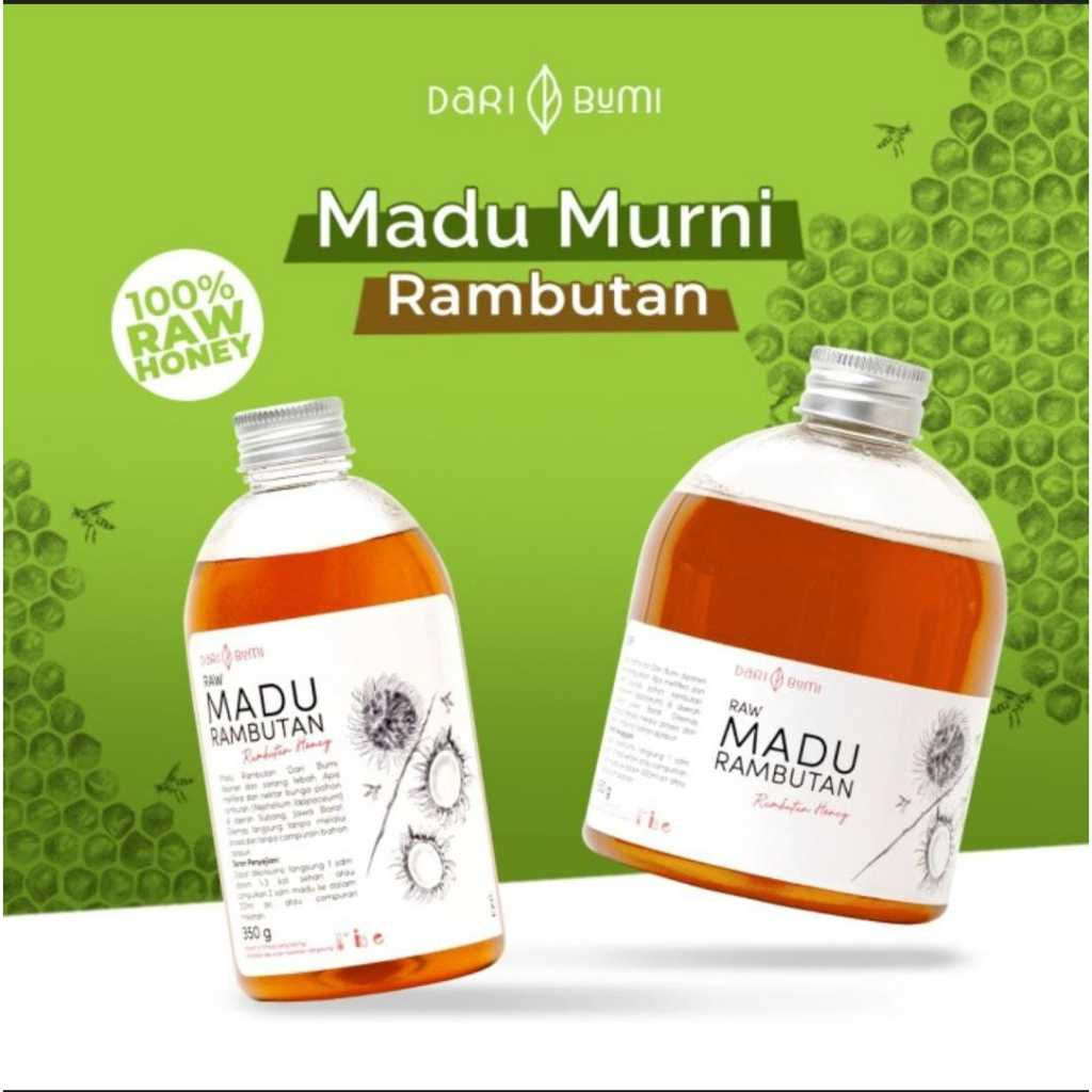 

Raw Madu murni rambutan dari bumi 350g