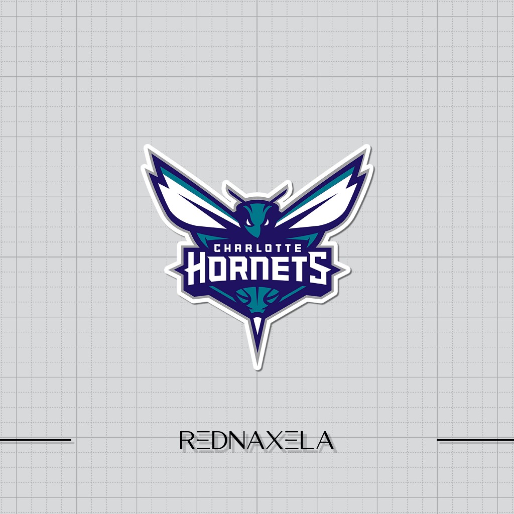 

Stiker Vinyl Charlotte Hornets NBA Stiker Koper Outdoor Stiker Laptop Waterproof Sticker