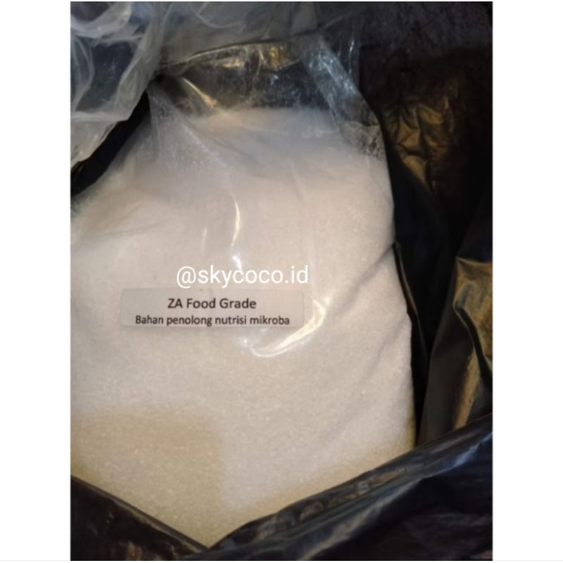 

AMONIUM SULFAT (ZA) FOOD GRADE BAHAN PENOLONG PEMBUATAN NATA DE COCO SKYCOCO. ID KIRIM SELURUH INDONESIA