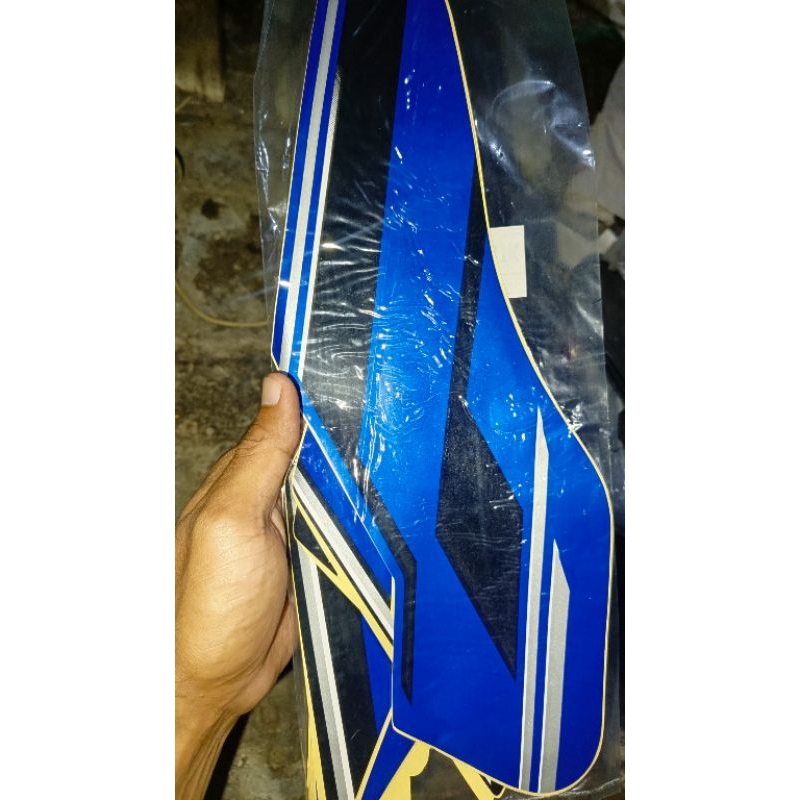 stiker striping NINJA SS 2013 HIJAU METALIK HD