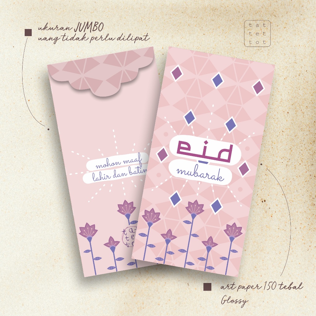 

Tat Tet Tot Amplop Lebaran Idul Fitri isi 5 - Bunga