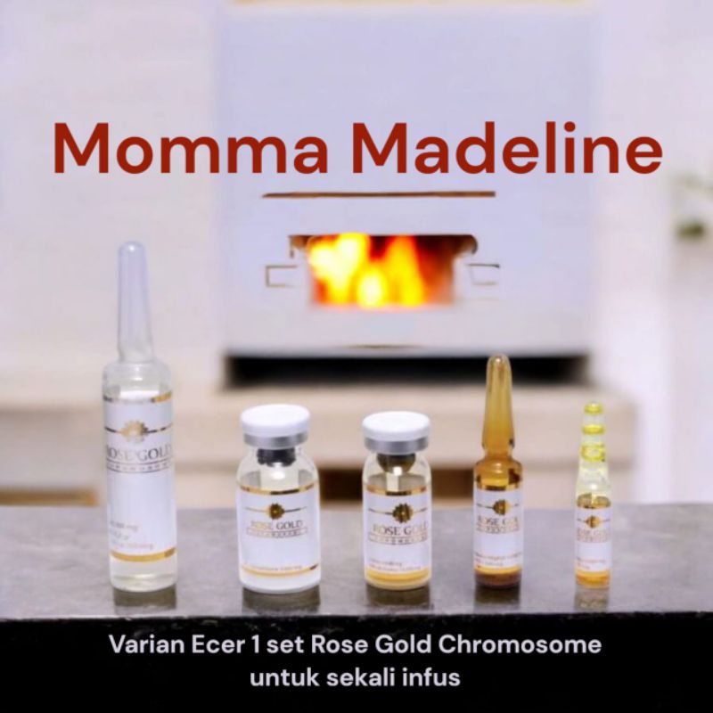 ECER 1 SET ROSE GOLD CHROMOSOME ORIGINAL