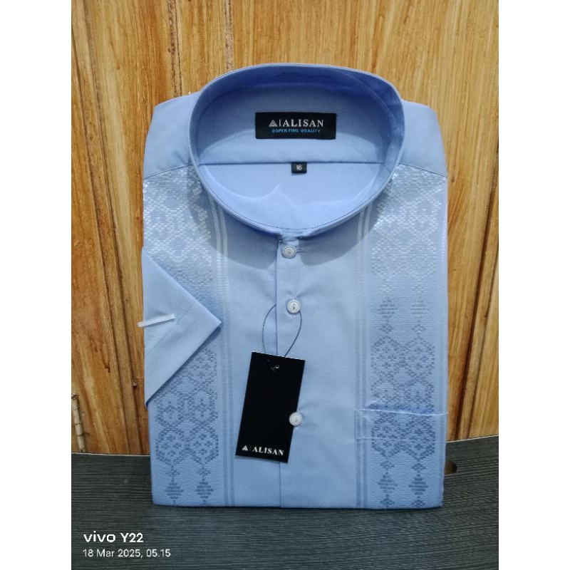 KOKO ALISAN//LENGAN PENDEK//BORDIR//ORIGINAL 100%//TOP BRAND//KOKO LEBARAN