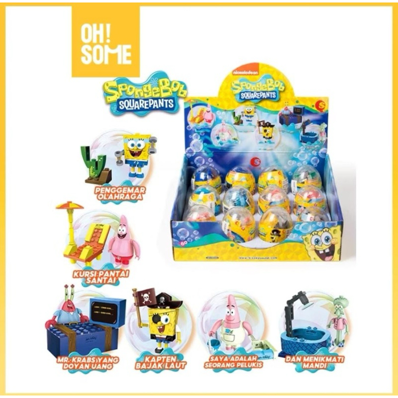OHSOME Spongebob Surprise Egg Blind Box READY