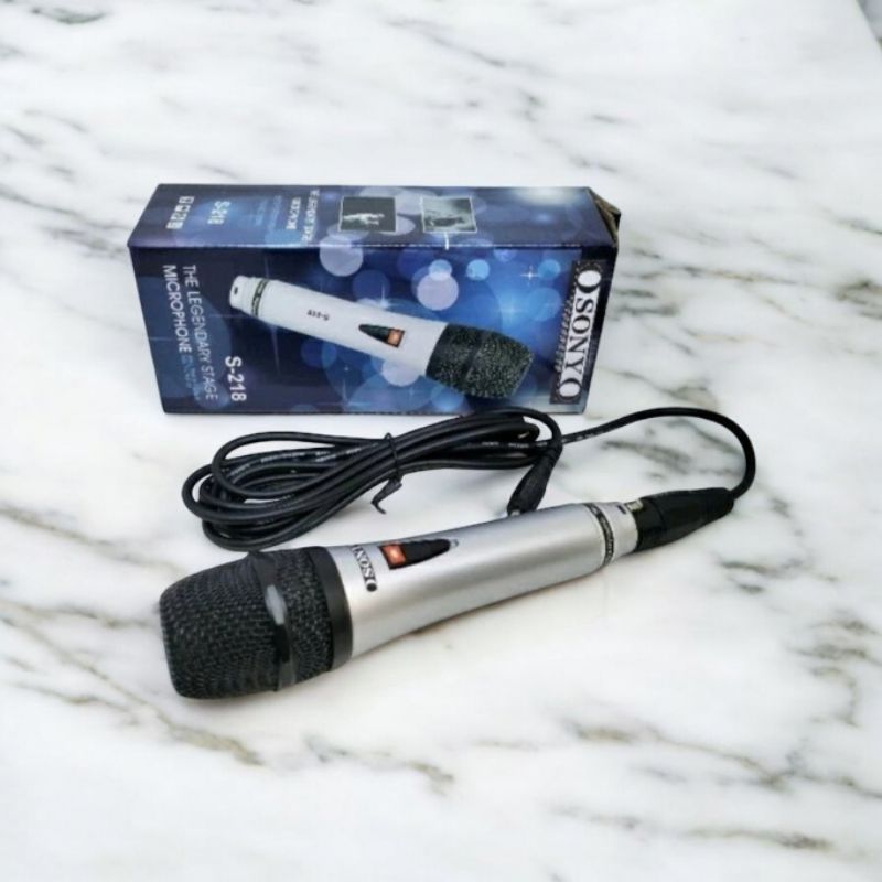 Mik Kabel Mikropon Handled Dynamic Mikrofon Mic