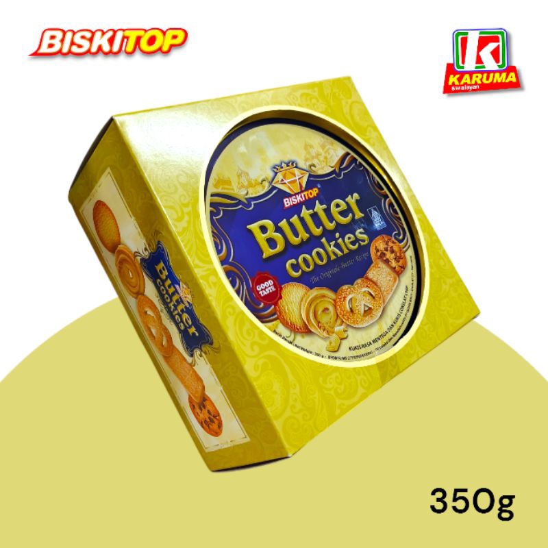 

Biskitop Butter Cookies 350g Kaleng | Kukis Rasa Mentega Dan Kukis Cokelat Chip