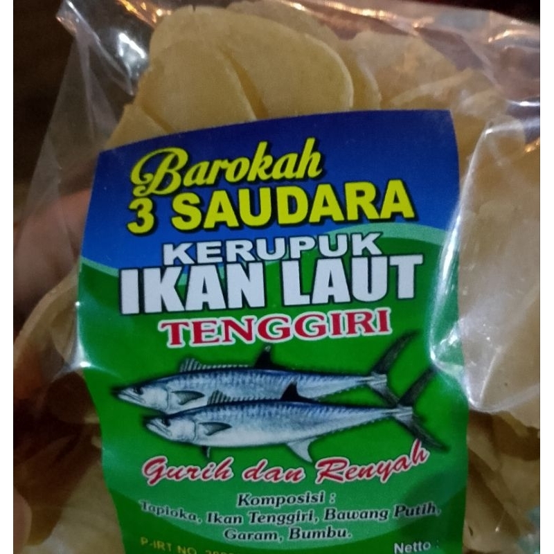 

krupuk Tenggiri mentah
