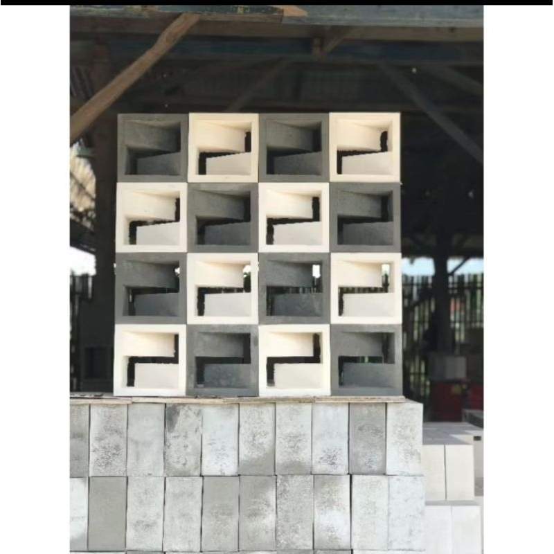 Loster beton Roster minimalis ventilasi udara