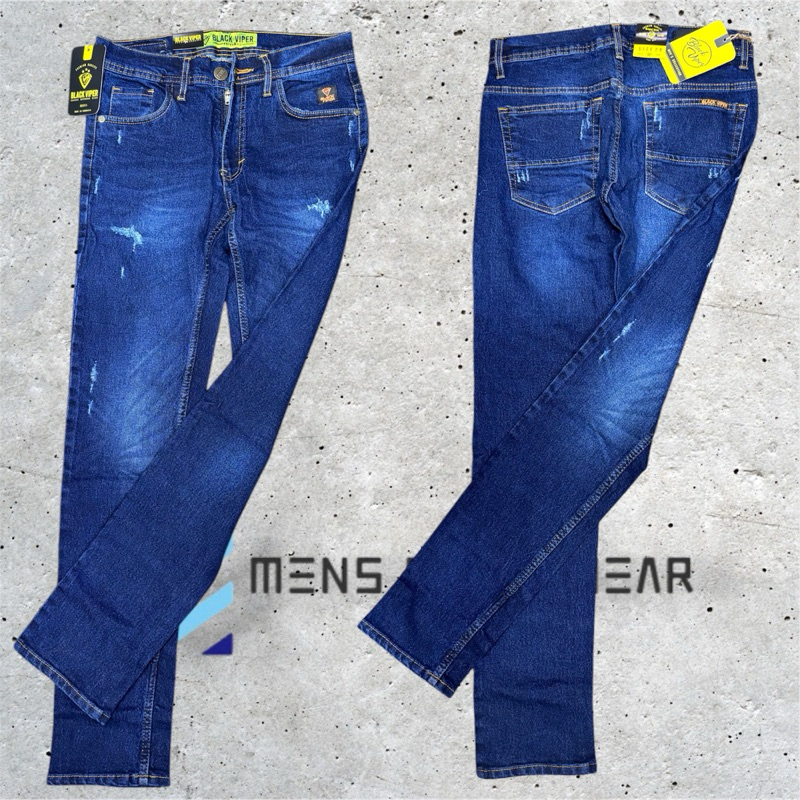 CELANA JEANS SKINNY SLIMFIT STRECH/CELANA JEANS PANJANG PRIA/BLACK VIPER JEANS