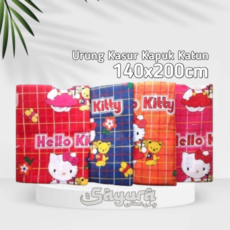 ( LANGSUNG ISI KAPUK) 140X200CM URUNG KASUR KAPUK KULIT KASUR KAPUK KATUN
