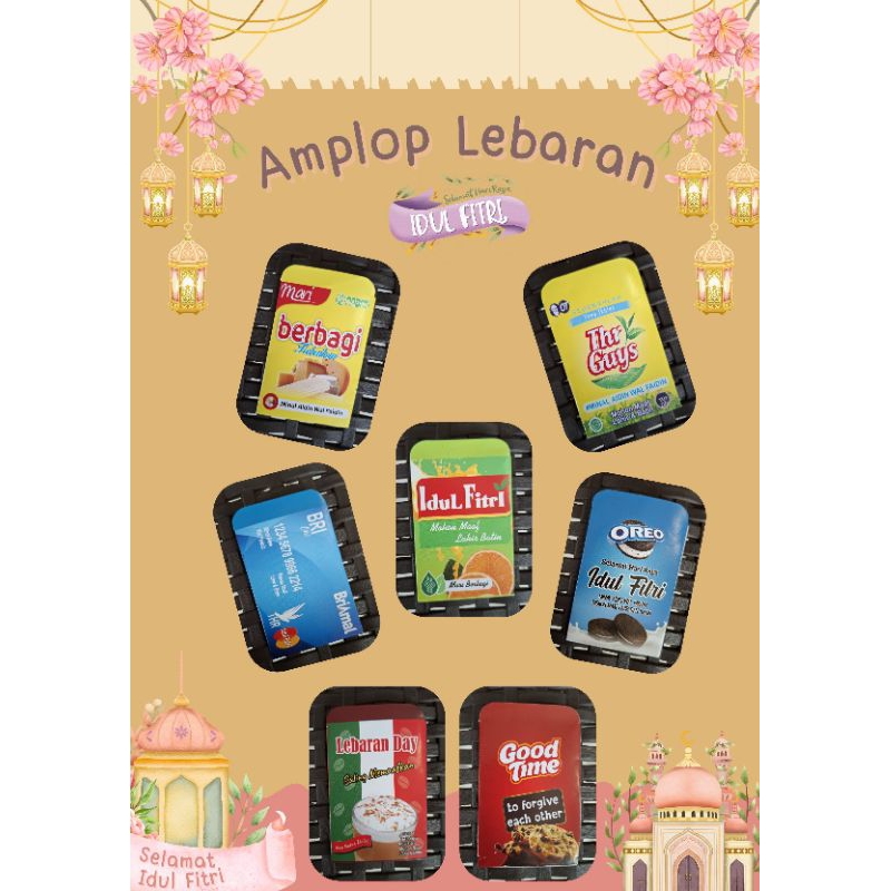 

Amplop Lebaran Motif Snack Viral