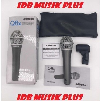 Mic Kabel Samson Q8X Q 8X Dynamic Microphone Original