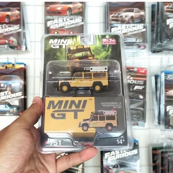 MINI GT LAND ROVER DEFENDER 110 CAMEL MIJO EXCLUSIVE