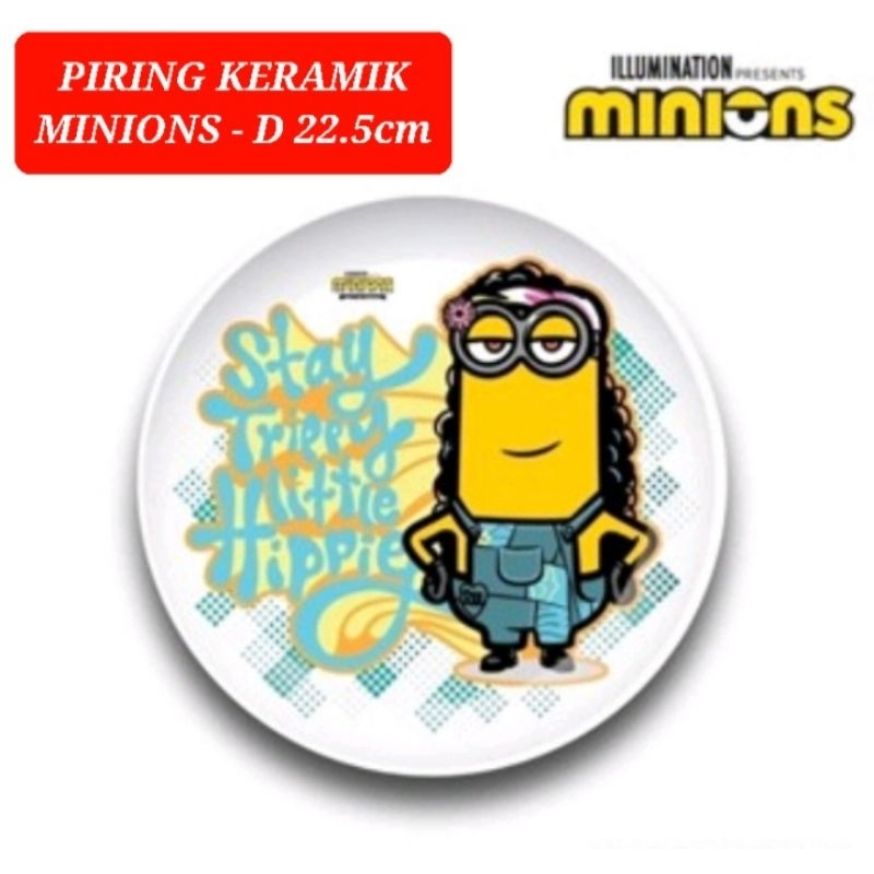 piring keramik minions piring minions piring makan minions botol minum sedotan minions botol minum 6