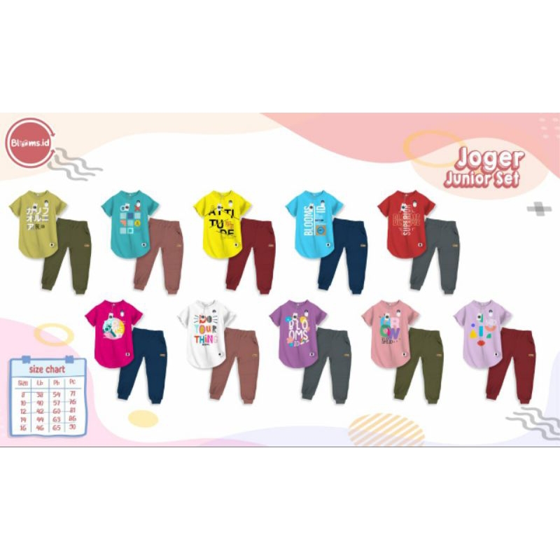 SETELAN JOGER ANAK REMAJA PEREMPUAN BY BLOOMS.ID