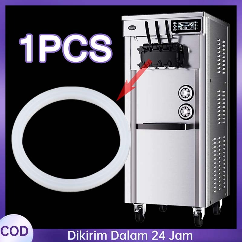 10cm Karet Seal Alat Pembuat Es Krim Ice Cream Machine Seal Ring Gelang Block Depan Mesin Ice Cream 