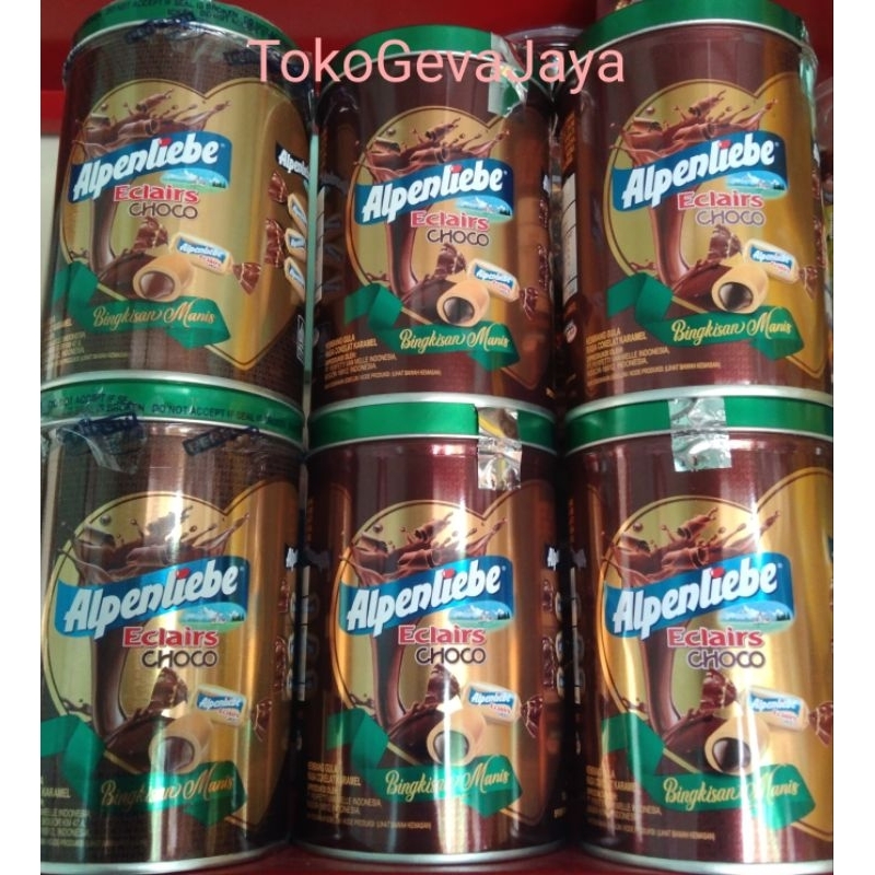 

Permen Alpenliebe Eclaits Choco Kaleng 144gr