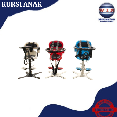 WIN KURSI ANAK KURSI DUDUK ANAK MOTOR MATIC || KURSI BONCENG DEPAN ANAK WARNA MOTOR MATIC