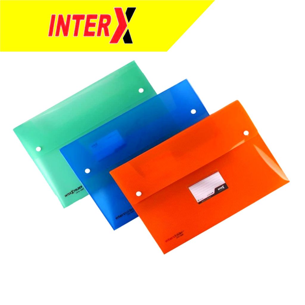 

InterX Carry File F4 Tebal 2cm Kancing 2 CFX-120F Transparant