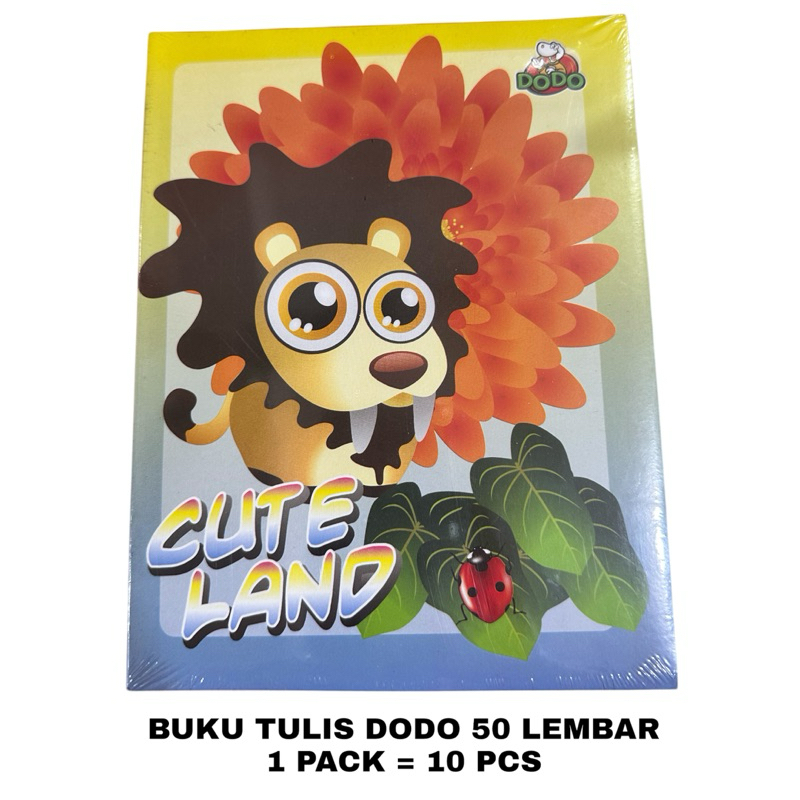 

[ 10 PCS ] BUKU TULIS DODO 50 LEMBAR