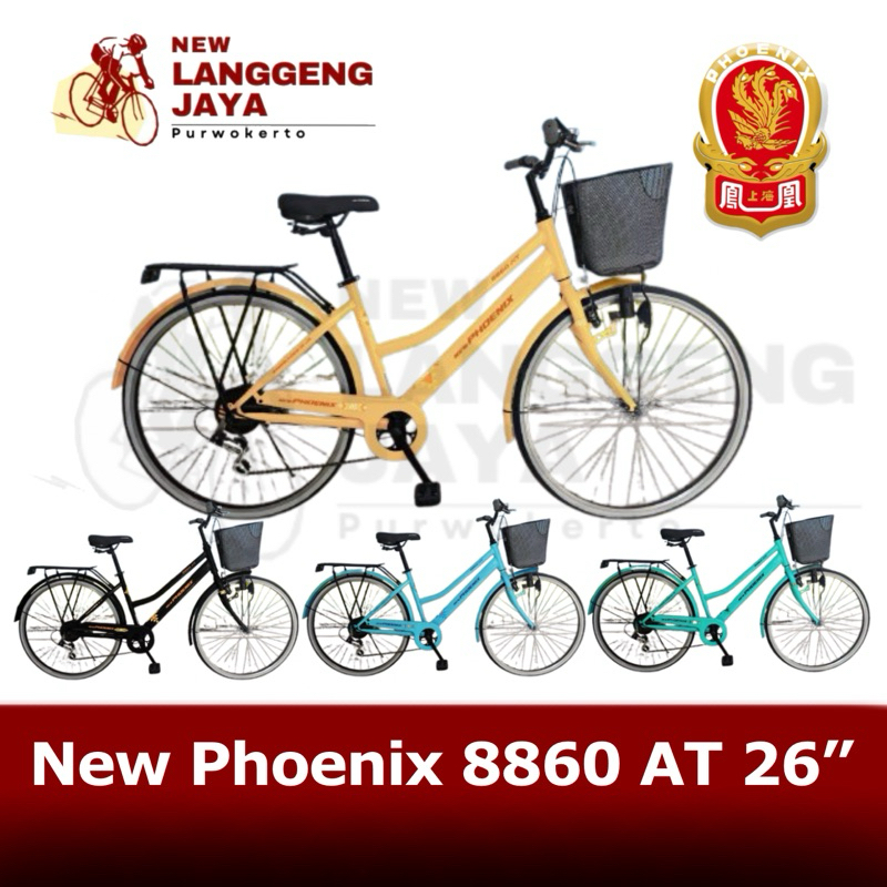 New Phoenix Sepeda City Bike CTB 8860 AT 26”