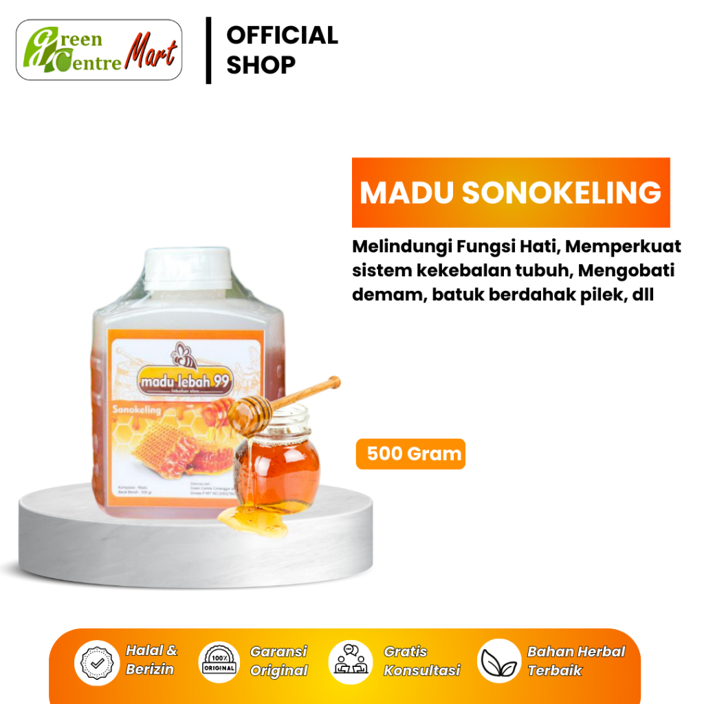 

MADU SONOKELING 500GR / MADU ASLI TERBAIK / MADU ANAK GEMUK / HERBAL ANEMIA / MAKANAN DAN MINUMAN