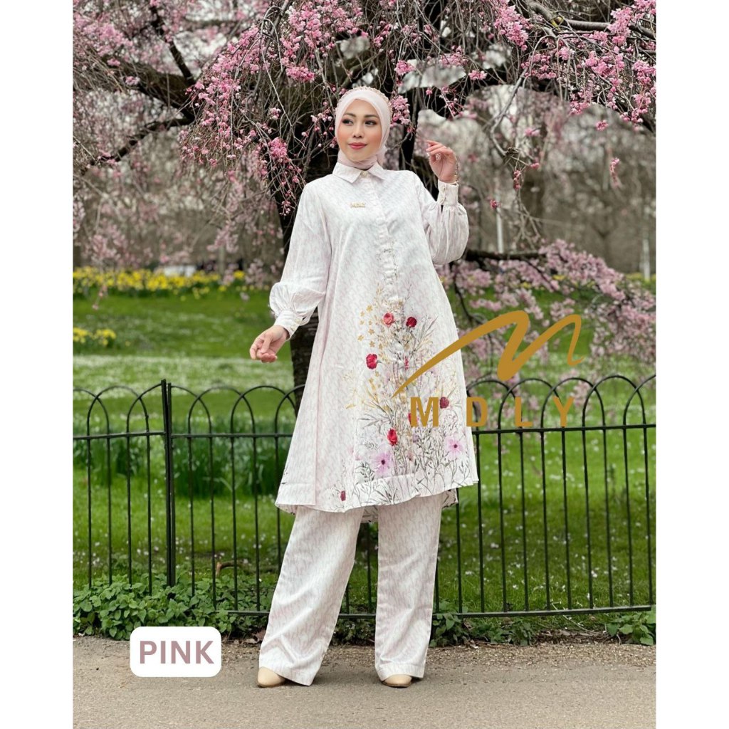 MDLY Baju setelan wanita/One Set Premium/One Set Lebaran/ Amarylist Monogram Set by MDLY