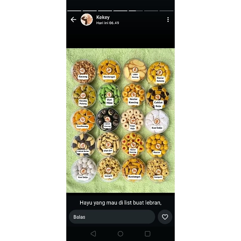 

paket kue kering 100rb isi 3 toples