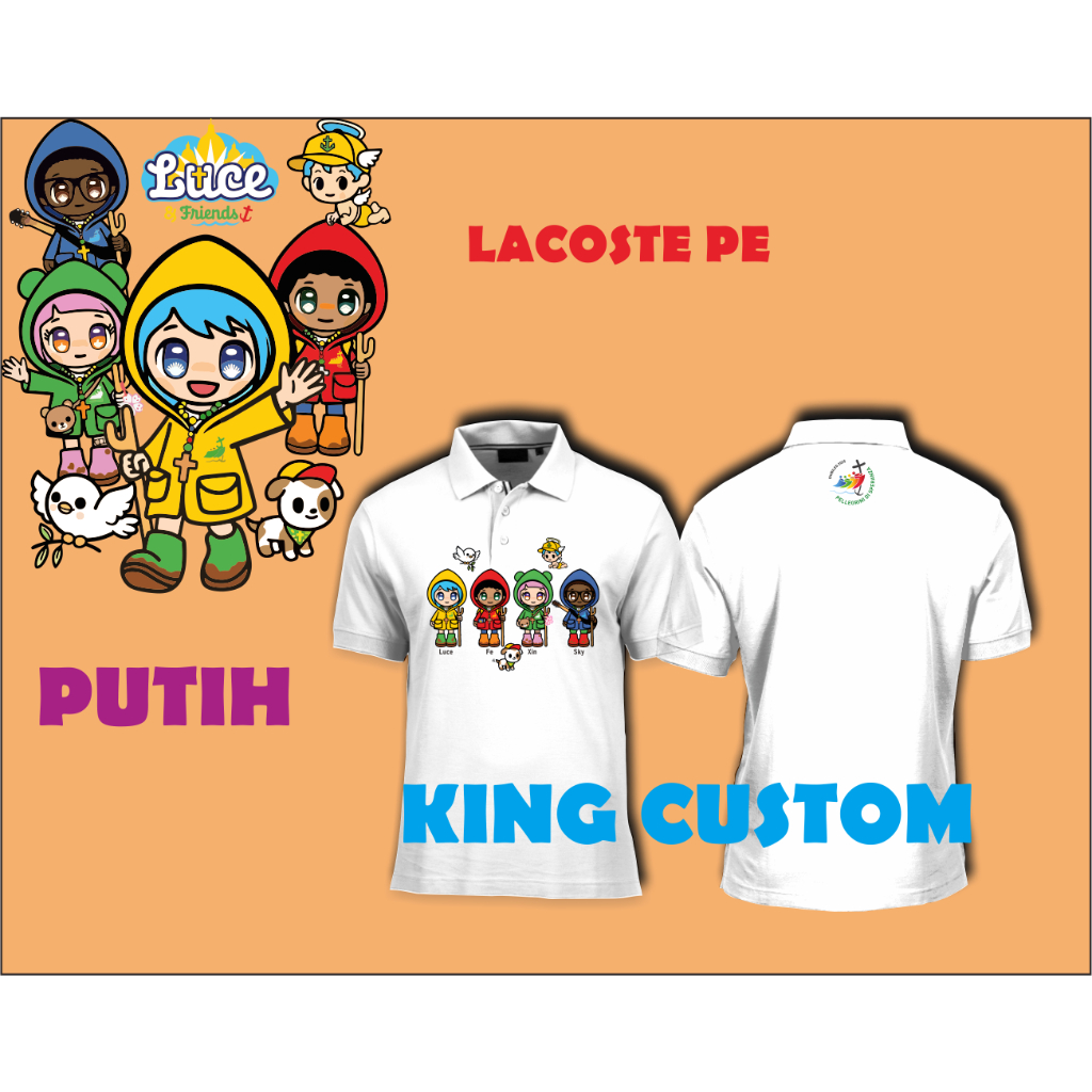 Kaos Polo Luce and friends type 1