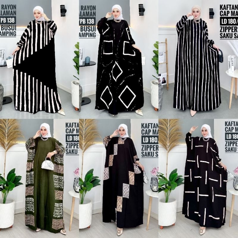 KAFTAN RAYON/ KAFTAN HITAM/ KAFTAN MALAMAN/ GAMIS KAFTAN ORY/ KAFTAN JUMBO/ KAFTAN TUWIL/ KAFTAN SUP