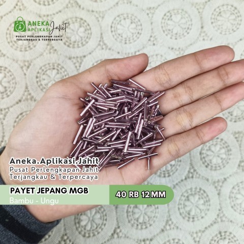 50 GRAM PAYET JEPANG MGB BAMBU RB 40 12 MM UNGU