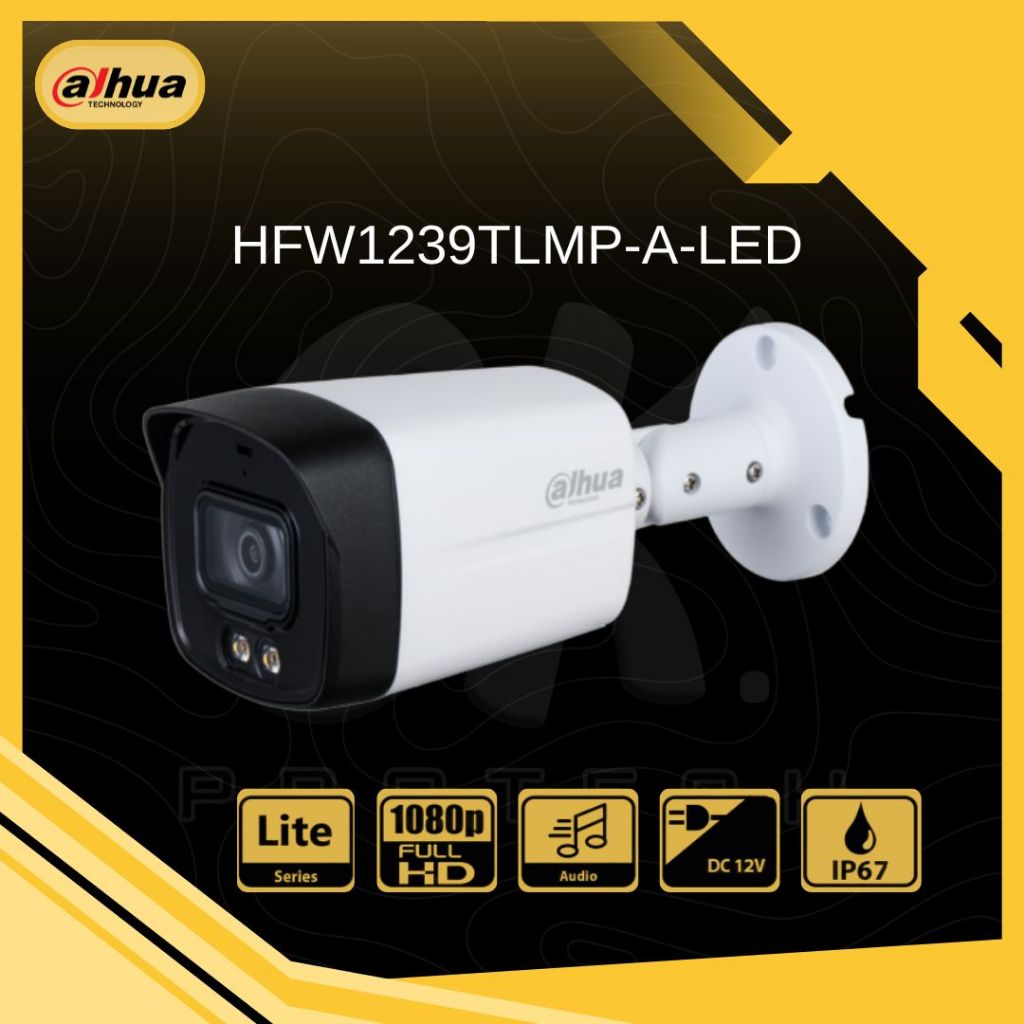 Kamera DAHUA CCTV 2MP Audio Analog Camera HFW1239TLMP-A-LED
