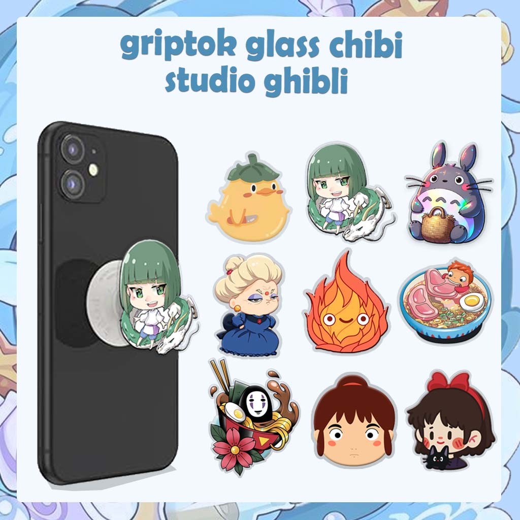 [POPSOCKET] STUDIO GHIBLI akrilik murah action figure