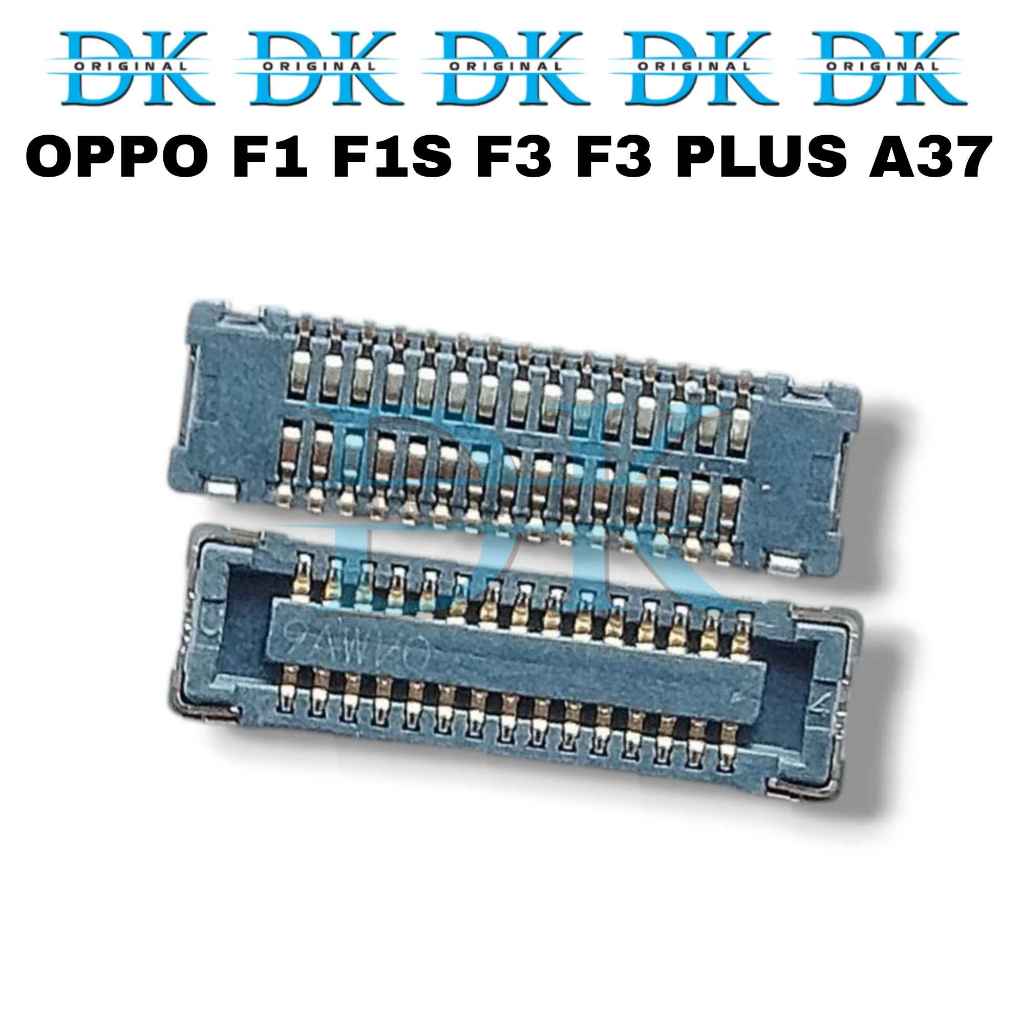 Konektor Lcd Opp F1 F1S F3 F3 Plus A37 Soket Connector Lcd 30 Pin Di Mesin