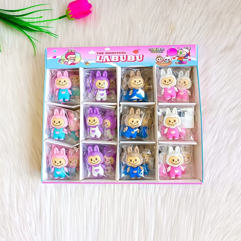 

PENGHAPUS LABUBU 3D THE MONSTER ERASER LISA BLACKPINK SETIP STIP HAPUSAN PENGAPUS