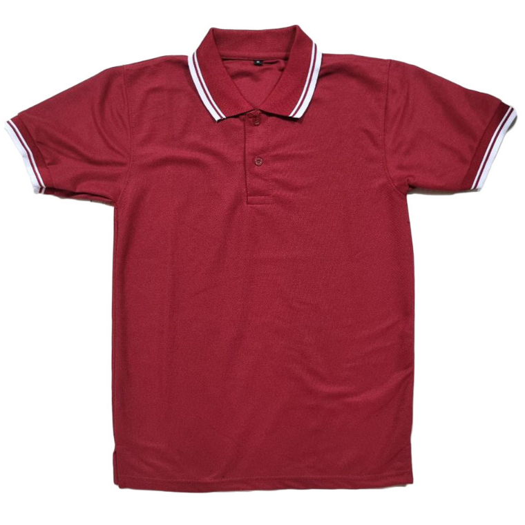 ZK Kaos Kerah Polos Pria Dewasa - Wangki Shirt Polos bahan Lakos
