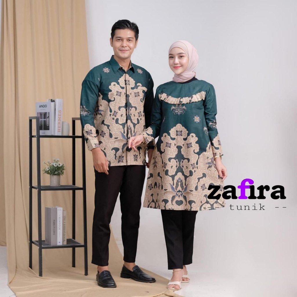 Tunik Batik Wanita ADA JUMBO LD 140 Kemeja Batik Pria