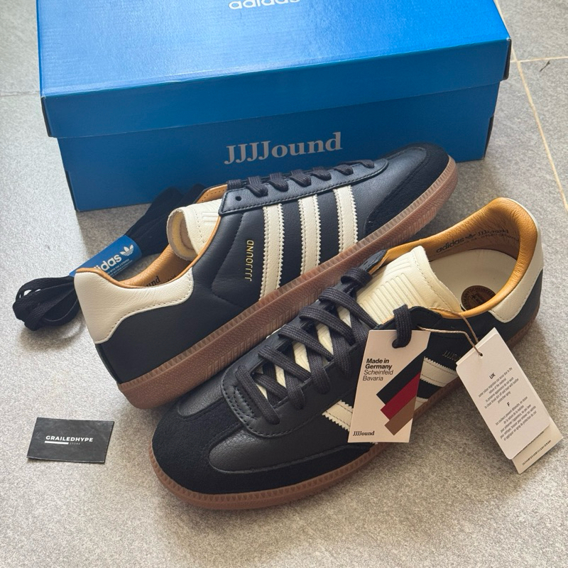 Adidas Samba OG Made in Germany x JJJJOUND Black / White (100% Original Resmi)