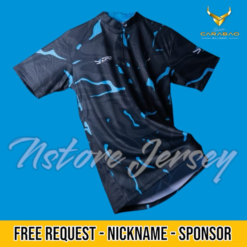 JERSEY BILLIARD CARABAO PREMIUM DRYFIT EMBOS TERBARU 2025 FREE CUSTOM NICKNAME & LOGO