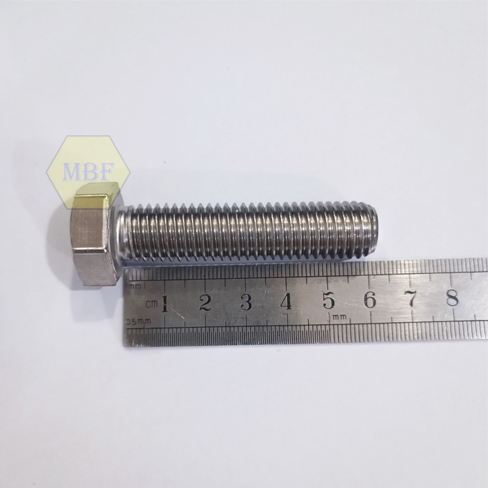 M14 x 60 Baut Hexagon Stainless 304 M14x60