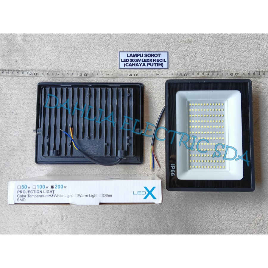 LAMPU SOROT LED 200W LEDX KECIL